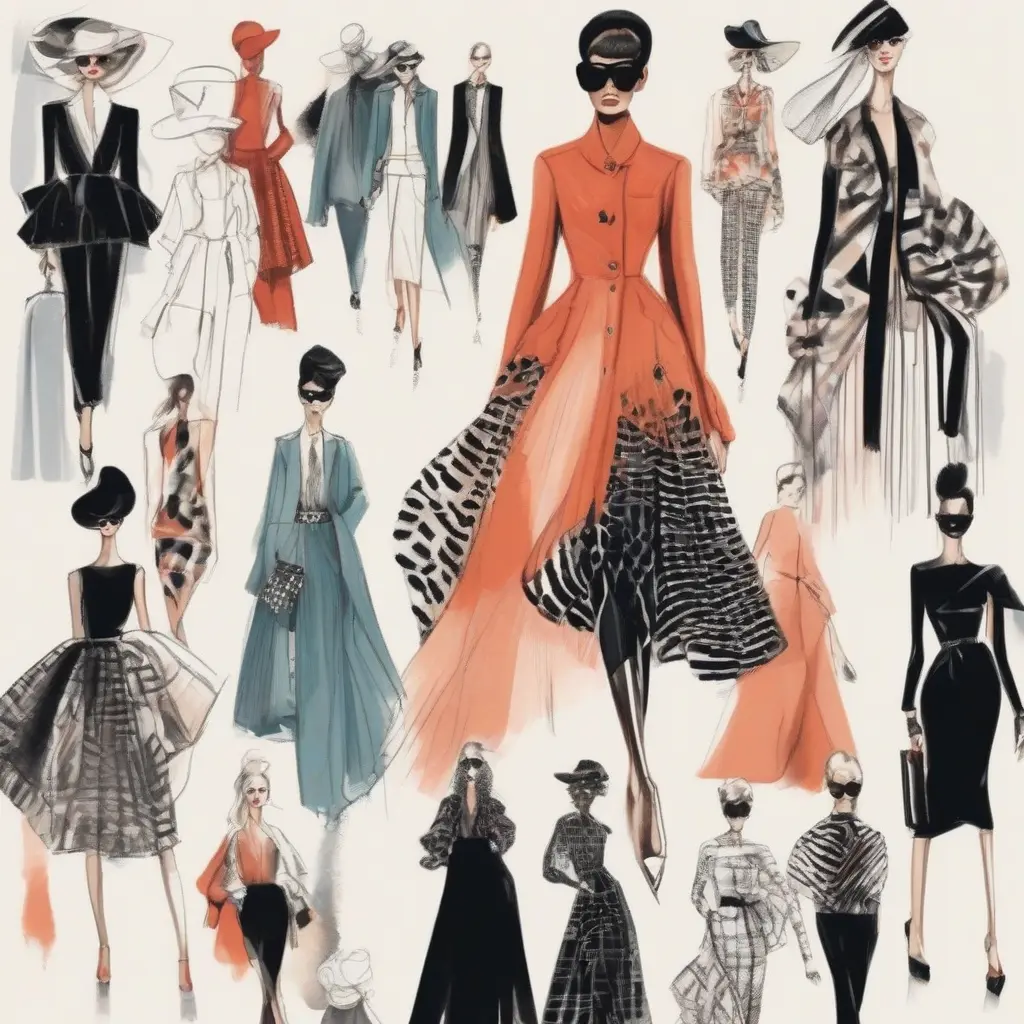 Fashion Illustrations: The Art of Visualizing Styles and Trends